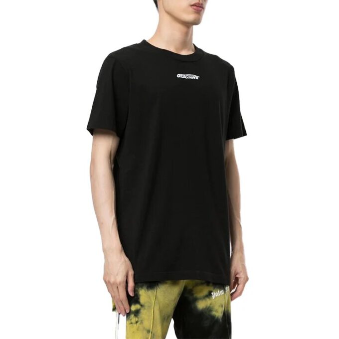FW20 Camiseta de hombre con estampado Workers, negro