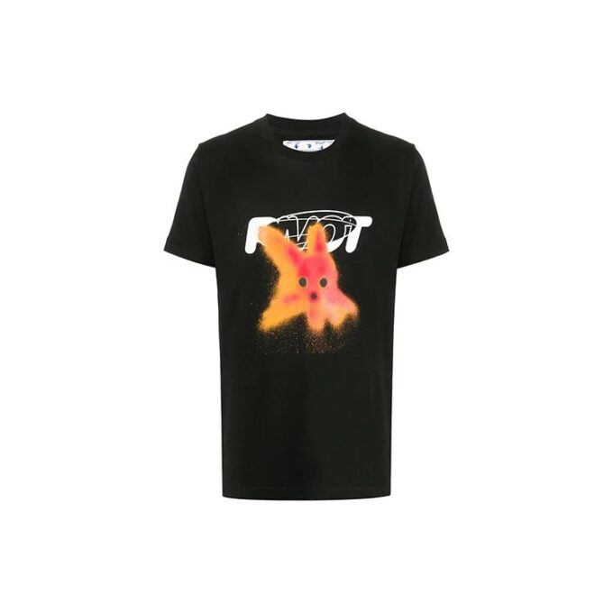 Fw20 Camiseta de manga corta con estampado de peces Pivot en Pantalones Cortos