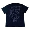 FW20 Camiseta de manga corta con motivo de trabajadores en Pantalones Cortos