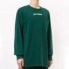 FW20 Camiseta de manga larga para hombre con estampado de logotipo de graffiti, verde