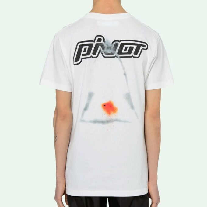 FW20 Camiseta de pantalones cortos con estampado de peces de colores