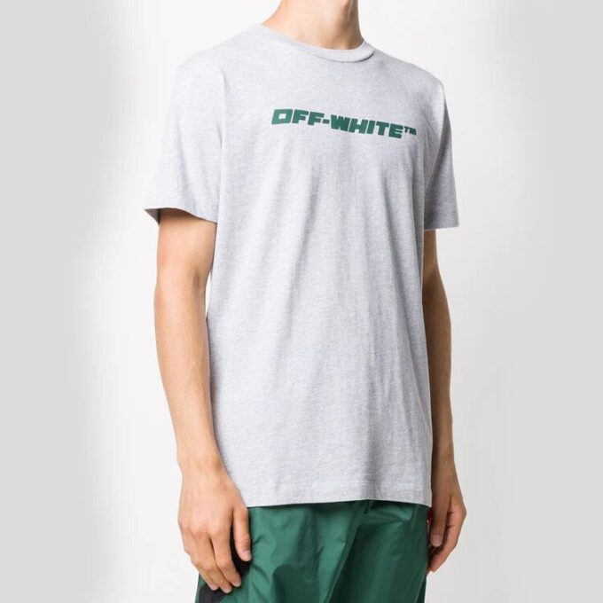 FW20 Camiseta gris de hombre con estampado del logotipo Trellis Worker