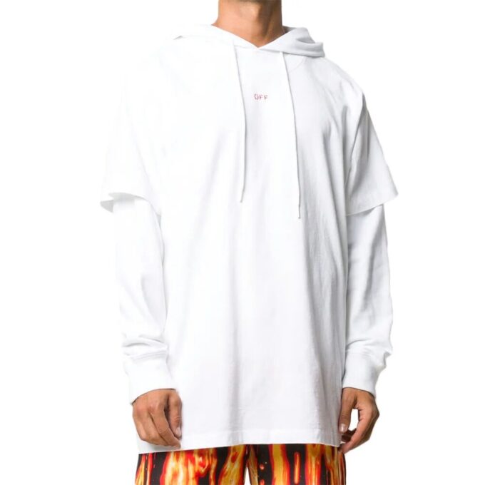 FW20 Estampado de flechas con mangas superpuestas