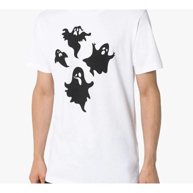 FW20 Estampado fantasma Estampado fantasma Hombre Blanco