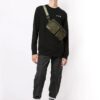FW20 Estampado Manga larga Hombre Negro