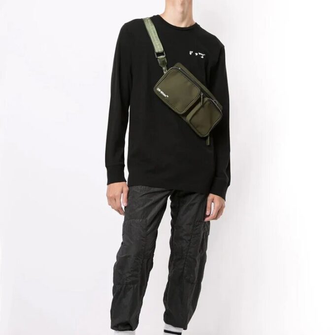 FW20 Estampado Manga larga Hombre Negro