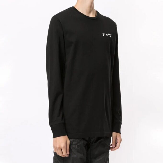FW20 Estampado Manga larga Hombre Negro