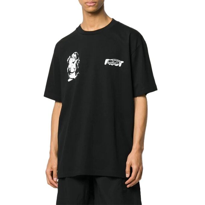 FW20 kiss 21 Camiseta de manga corta con logotipo para hombre