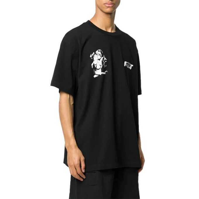 FW20 kiss 21 Camiseta de manga corta con logotipo para hombre