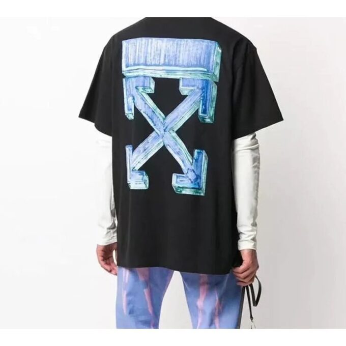 Fw20 Maker Arrows Print Camiseta de manga corta y cuello redondo