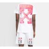 FW20 Marker Arrow Rojo con flecha estampada para hombre, blanco