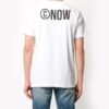 FW20 Non-Fiction estampada para hombre, blanca