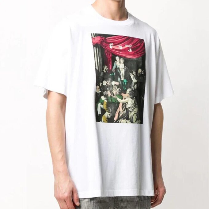 FW20 Pintura de Caravaggio Oversize