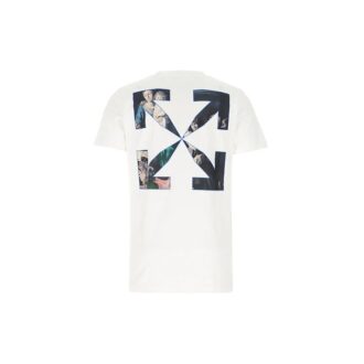 FW20 Sudadera blanca para hombre con estampado de Caravaggio