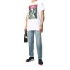 FW20 Sudadera blanca para hombre con estampado de Caravaggio