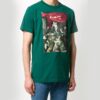FW20 Sudadera con capucha para hombre con estampado Caravaggio, verde