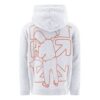 FW20 Sudadera con capucha y estampado de flechas para hombre, gris
