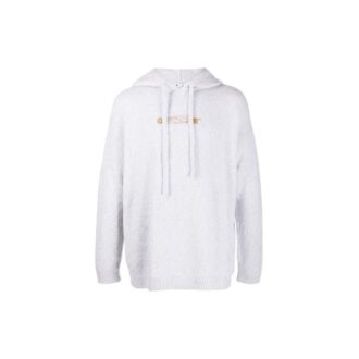 FW20 Sudadera con capucha y estampado de flechas para hombre, gris