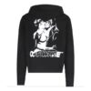 FW20 Sudadera con capucha y estampado Kissing para hombre, color negro