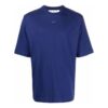 FW21 Camiseta azul de manga corta oversize con flecha de goma en Pantalones Cortos