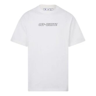 FW21 Camiseta blanca de corte holgado, cuello redondo y pantalones cortos con estampado de pintura FW21 Camiseta blanca de corte holgado, cuello redondo y pantalones cortos con estampado de pintura