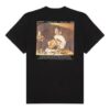 FW21 Camiseta de manga corta con estampado de Caravaggio, corte holgado, negro