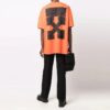 FW21 Camiseta de manga corta holgada con estampado de flechas y rotulador gigante