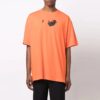 FW21 Camiseta de manga corta holgada con estampado de flechas y rotulador gigante