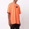 FW21 Camiseta de manga corta holgada con estampado de flechas y rotulador gigante