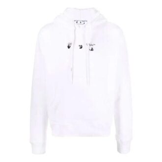 FW21 Camiseta de manga larga para hombre con estampado de Arrows, color blanco
