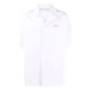 FW21 Camiseta de pantalón corto con logo, corte holgado, color blanco