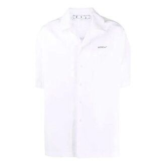 FW21 Camiseta de pantalón corto con logo, corte holgado, color blanco