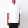 FW21 Camiseta de pantalón corto con logo, corte holgado, color blanco