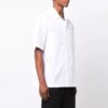 FW21 Camiseta de pantalón corto con logo, corte holgado, color blanco