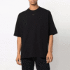 FW21 Camiseta de Pantalones Cortos con cuello redondo y estampado de flecha, versión estándar, negro