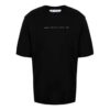 FW21 Camiseta de Pantalones Cortos con cuello redondo y estampado de flechas, versión básica, color negro