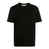 FW21 Camiseta de Pantalones Cortos con cuello redondo y estampado de flechas, versión básica, color negro
