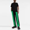 FW21 Camiseta de Pantalones Cortos con cuello redondo y estampado de flechas, versión básica, color negro