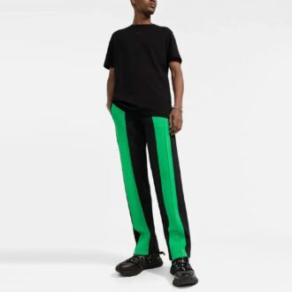 FW21 Camiseta de Pantalones Cortos con cuello redondo y estampado de flechas, versión básica, color negro FW21 Camiseta de Pantalones Cortos con cuello redondo y estampado de flechas, versión básica, color negro