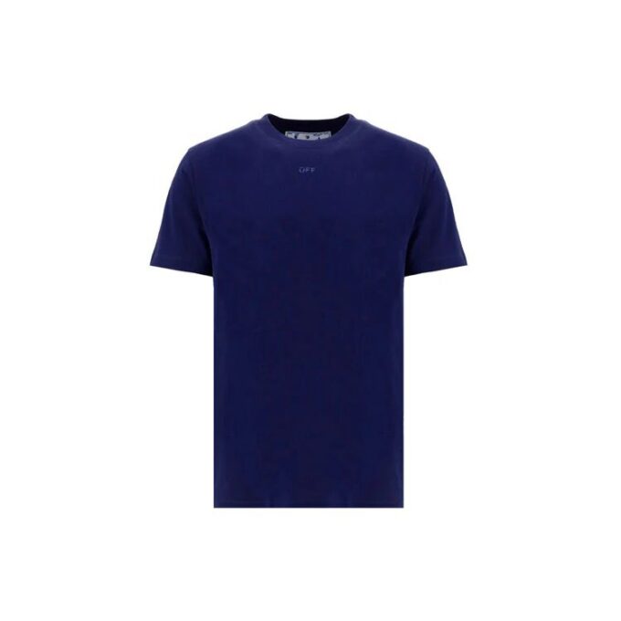 FW21 Camiseta de Pantalones Cortos con cuello redondo y estampado de flechas, versión estándar, azul