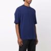 FW21 Camiseta de pantalones cortos con cuello redondo y flecha, versión azul