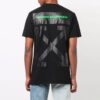 FW21 Camiseta estampada de cuello redondo y pantalones cortos, versión negra