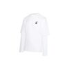 FW21 Camiseta unisex de manga larga con flecha blanca, versión estándar, color blanco