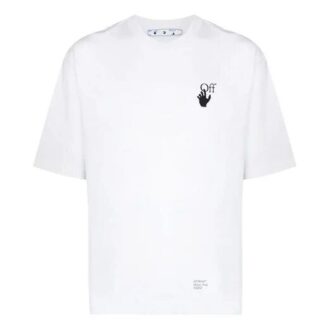 FW21 Caravaggio con estampado de flechas, cuello redondo, pantalones cortos y corte holgado, blanco FW21 Caravaggio con estampado de flechas, cuello redondo, pantalones cortos y corte holgado, blanco