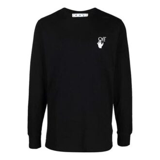 FW21 Caravaggio Painting Liso Manga larga Versión estándar Negro