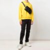 FW21 Casual Manga larga Corte holgado Amarillo
