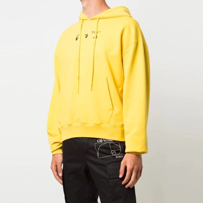 FW21 Casual Manga larga Corte holgado Amarillo