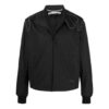 FW21 Chaqueta aviador con logotipo, versión negra