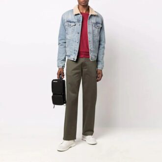 FW21 Chaqueta de Denim lavado Stay Warm, versión Ordinary, azul