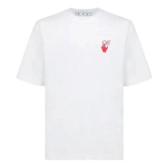 FW21 con estampado de logotipo, cuello redondo, pantalones cortos y corte holgado, color blanco FW21 con estampado de logotipo, cuello redondo, pantalones cortos y corte holgado, color blanco